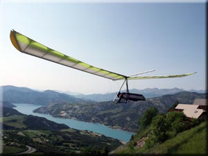 Hang-gliding in france